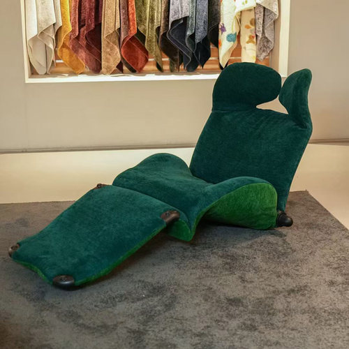 原版 wink 意大利布艺人体工程学躺椅意式极简客厅休闲懒人沙发椅