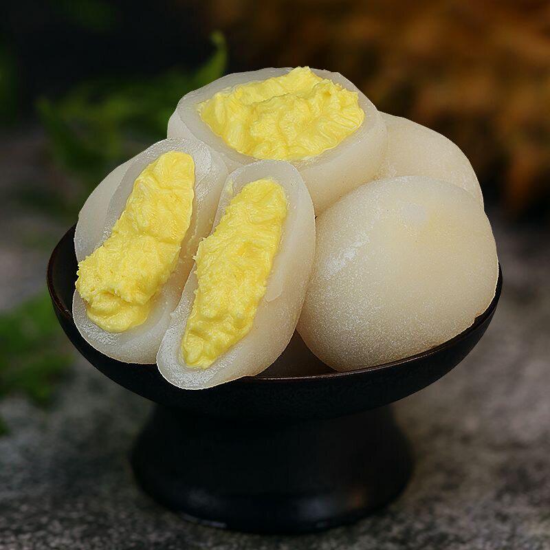 猫山王冰皮榴莲大福流心甜品零食
