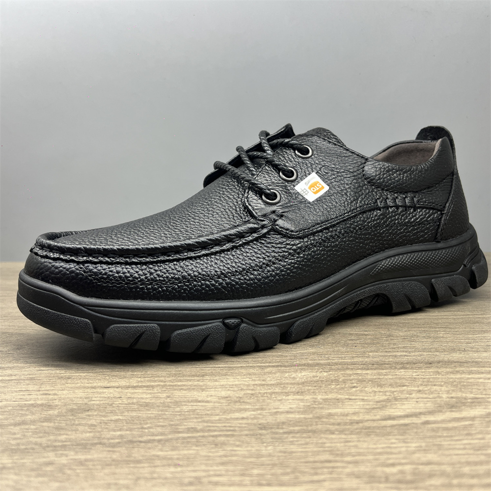 捡漏实体店200多真皮撤柜清仓真皮男士休闲皮鞋防滑耐磨工装鞋