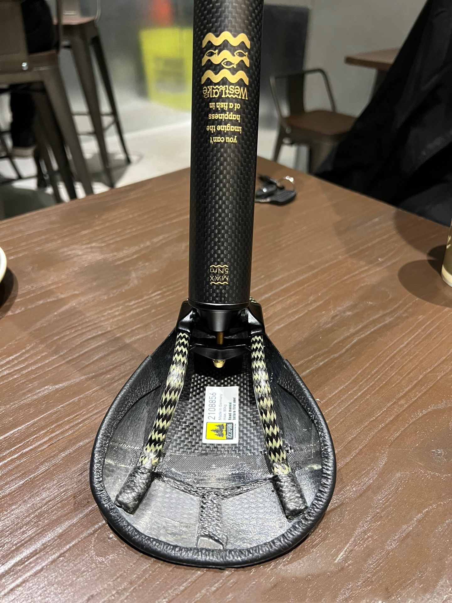 碳纤维座管小鱼单车超轻