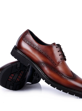 意大利Balman warrios 英伦布洛克商务正装男鞋宴会婚鞋