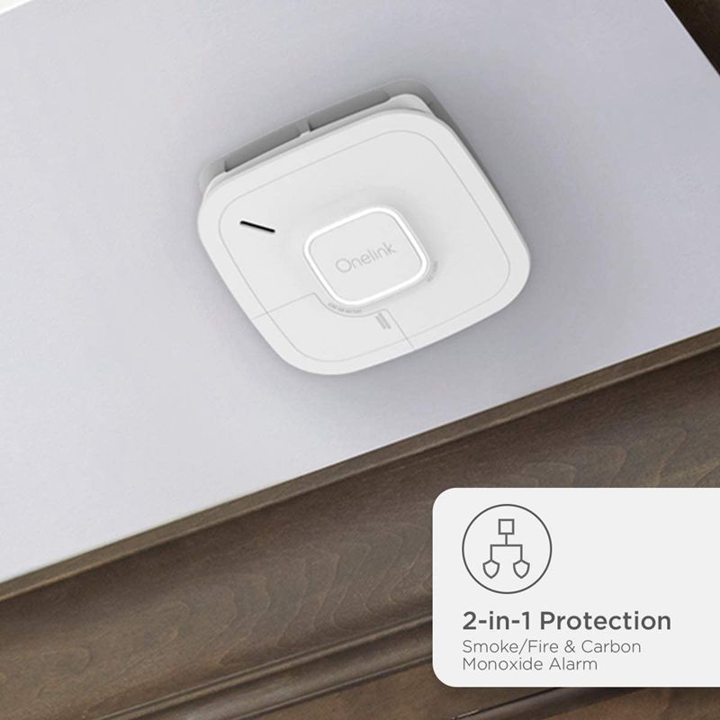 Onelink智能火灾雾、一氧化碳泄露探测报警器Alexa HomeKit.
