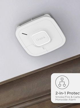 Onelink智能火灾雾、一氧化碳泄露探测报警器Alexa HomeKit.