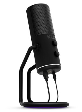 恩杰 NZXT 胶囊Capsule USB高端视频直播麦克风 高分辨率语音录制