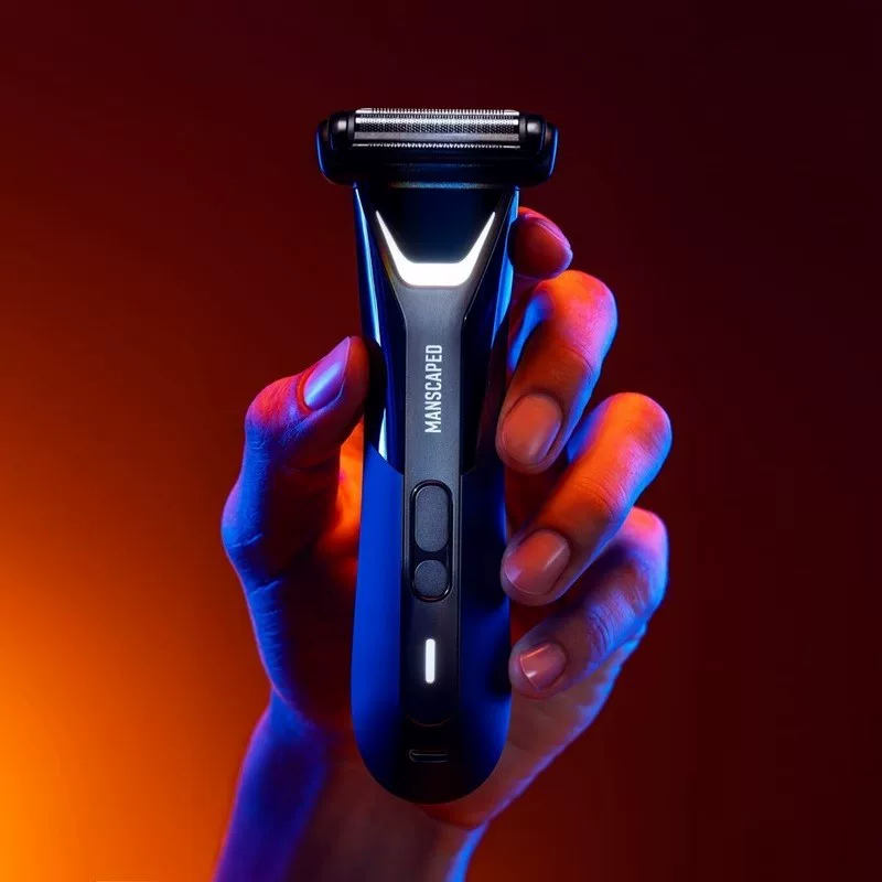 [MANSCAPED газонокосилка 5.0 ULTRA новый беспроводной триммер для тела, двойной лезвий]