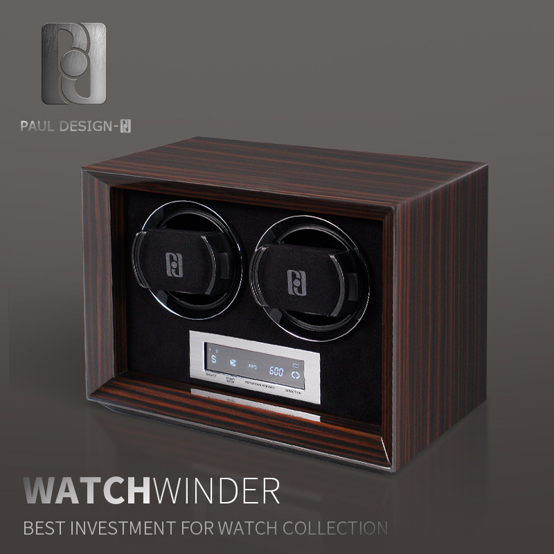 【英国】PAUL DESIGN 免插电实用机械名表上链摇表器轻奢礼品.