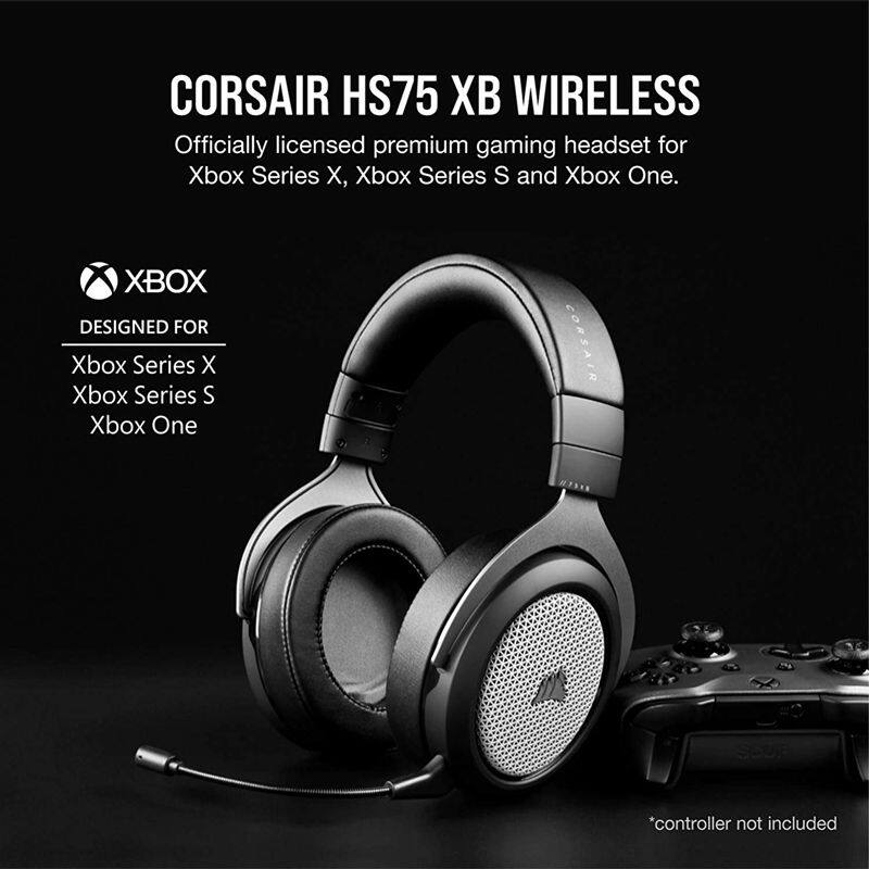 海盗船Corsair HS75 XB无线游戏耳机 Xbox系列X|S|one游戏平台.
