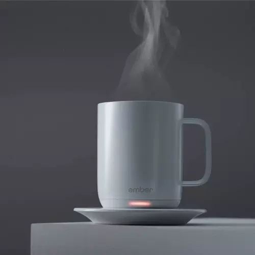 Американская смартфона смартфона управление температурой температура температура температура нагревание керамическая кофейная чашка кружка.