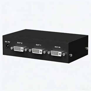 DVI一分二分配器分线器2口分配器DV2H DV8H DV4H