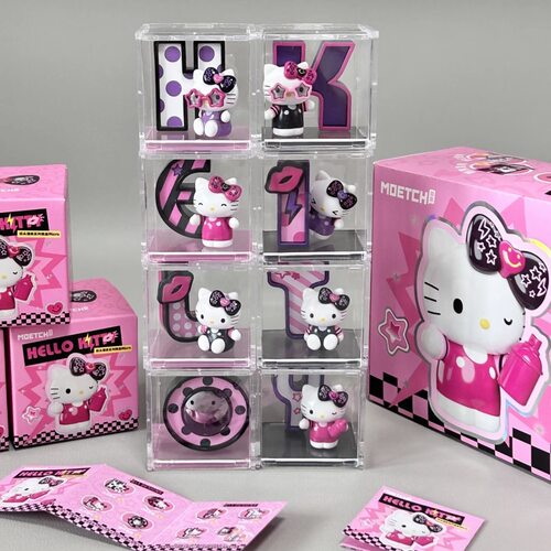 Hello kitty盲盒街头潮变微盒凯蒂猫公仔三丽鸥摆件送礼物女生日