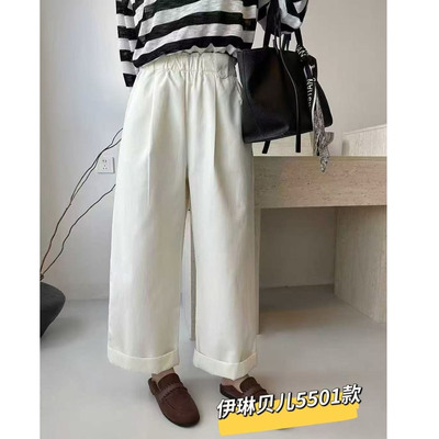 微胖mm加肥加大九分裤秋装流行款