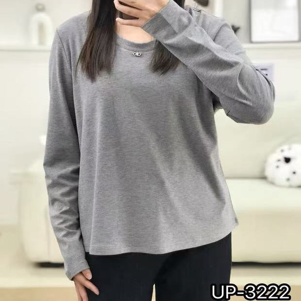 胖MM大码加绒打底衫女新款女装