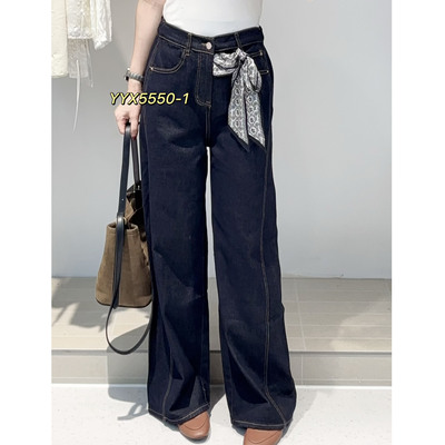 2025秋装新品加肥加大女士牛仔裤