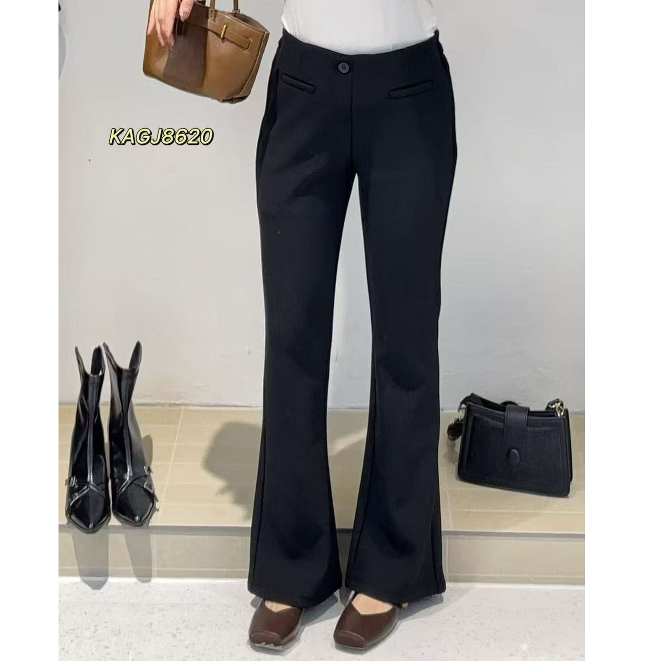 胖mm妹妹显瘦舒适加绒长裤子