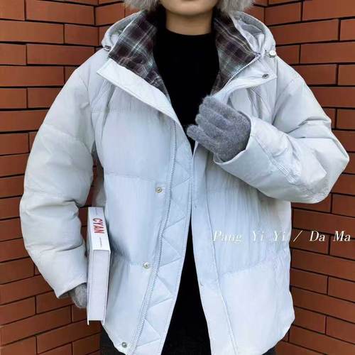 200斤胖妹妹羽绒服新款