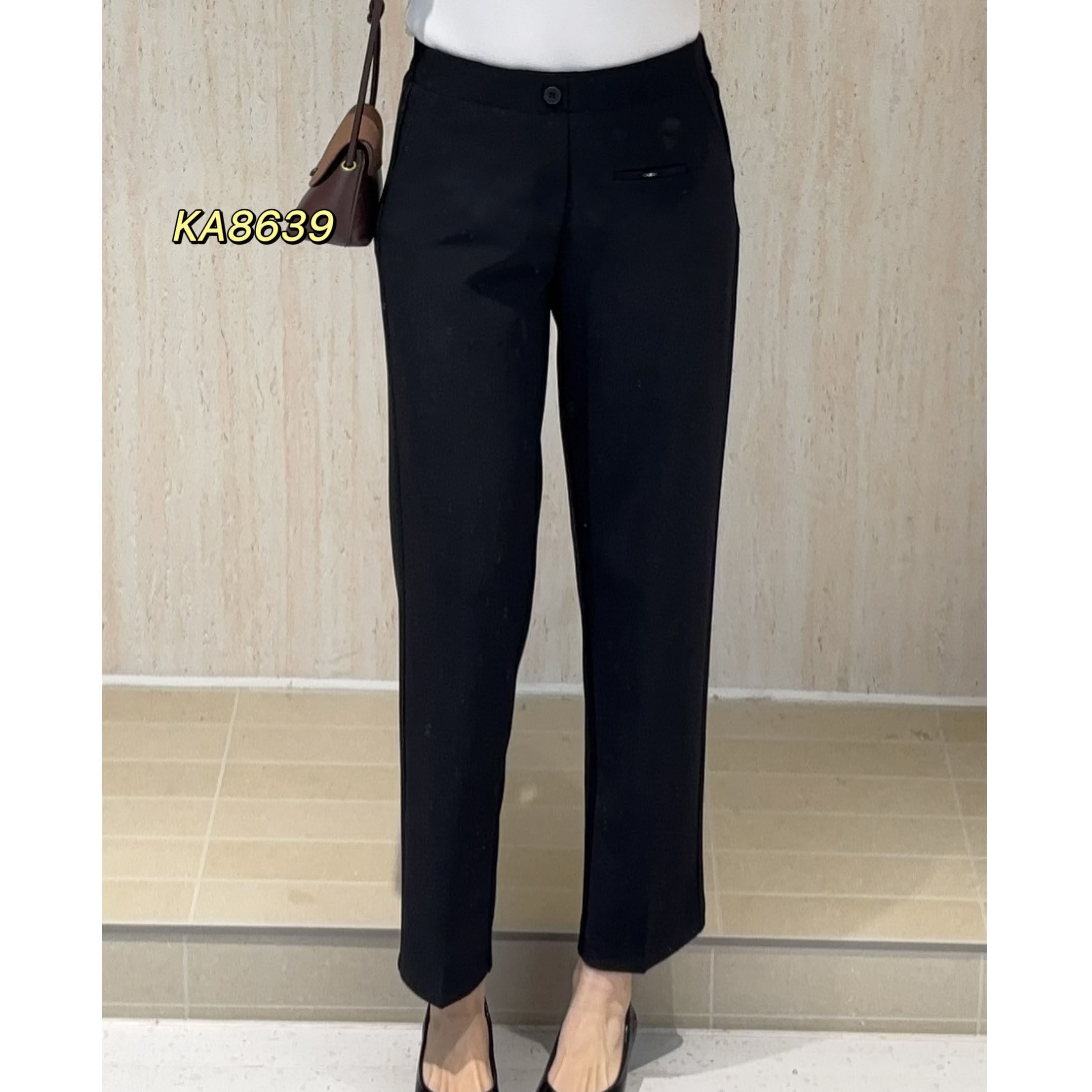 酷爱8639春季新直筒宽松休闲九分裤显瘦大码女裤小个子梨形烟管裤