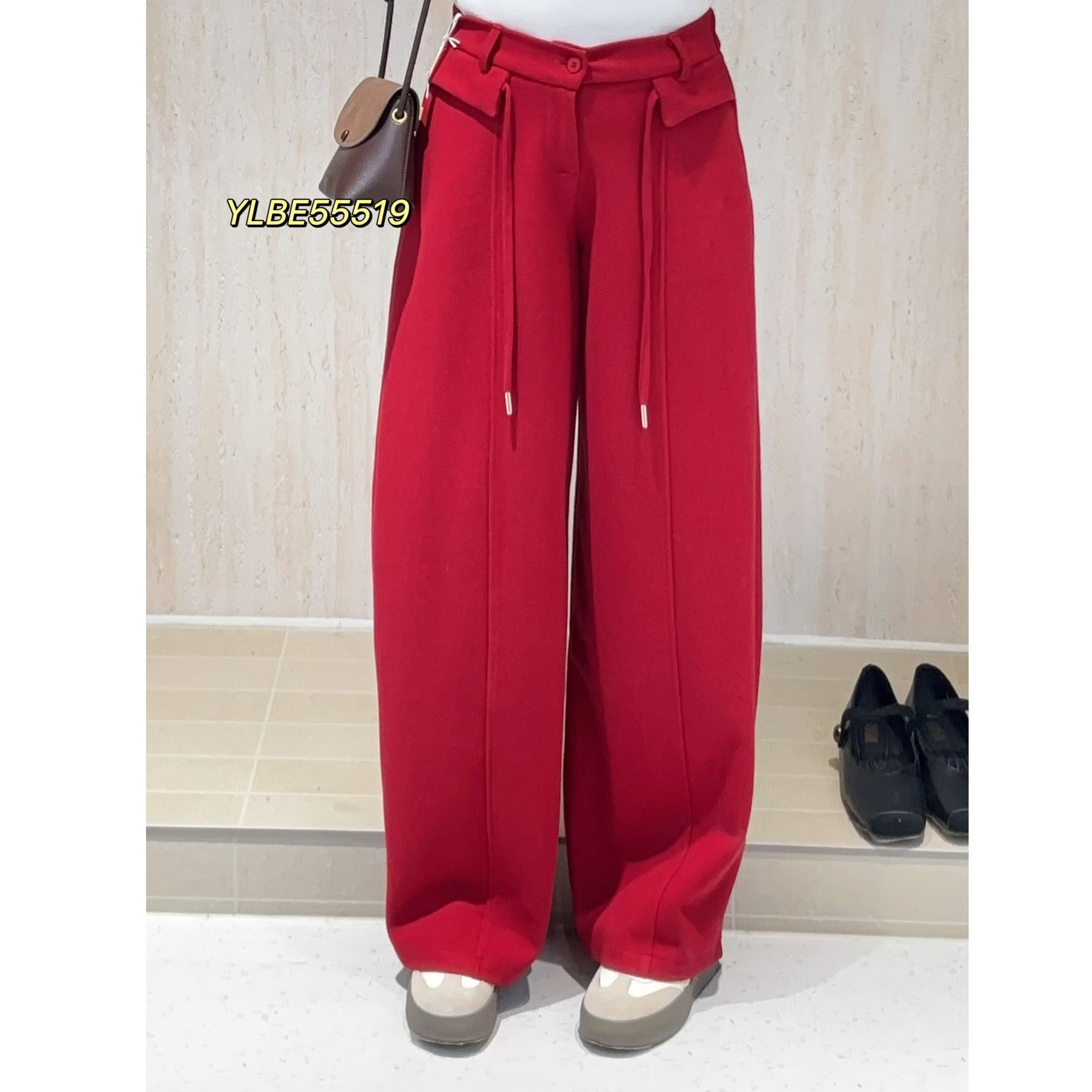 伊琳贝儿春季新品阔腿裤本命年红色裤色大码女装超火爆款55519,女装/女士精品,大码裤装,淘宝优惠券,粉丝福利购,淘宝优惠卷