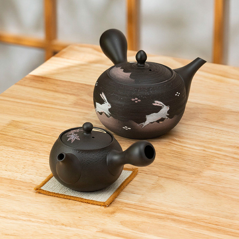 日本进口常滑烧紫泥急须壶日式手工侧把防烫过滤功夫茶具冲泡茶壶