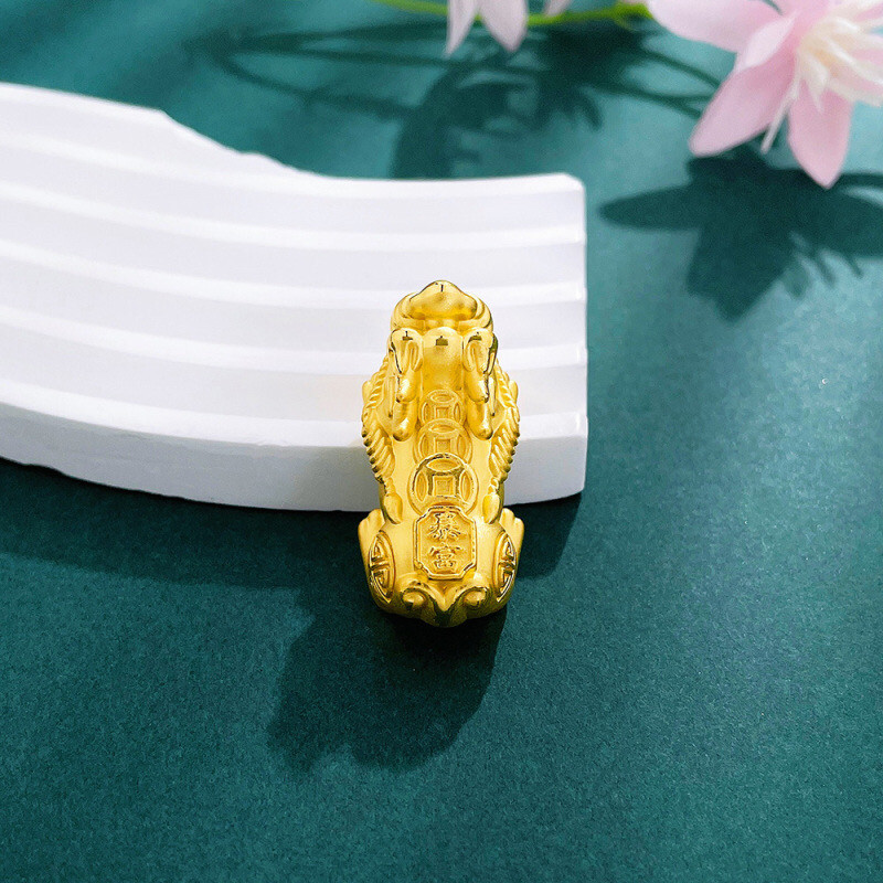 定金链接足金纯黄金貔貅转运珠2025新款招财纳福皮丘情侣diy串珠