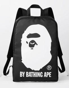 head 杂志款 backpack休闲 书包单肩背包 潮牌BAPE双肩包BA 新品