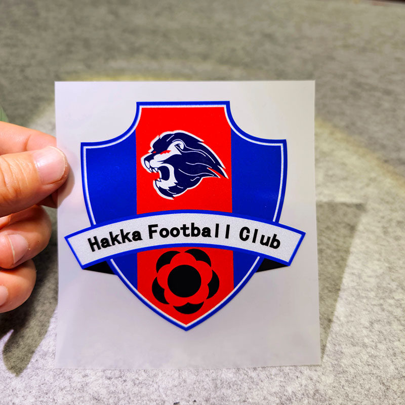 2023年中超梅州客家足球俱乐部队标队徽反光防水装饰个性汽车贴纸