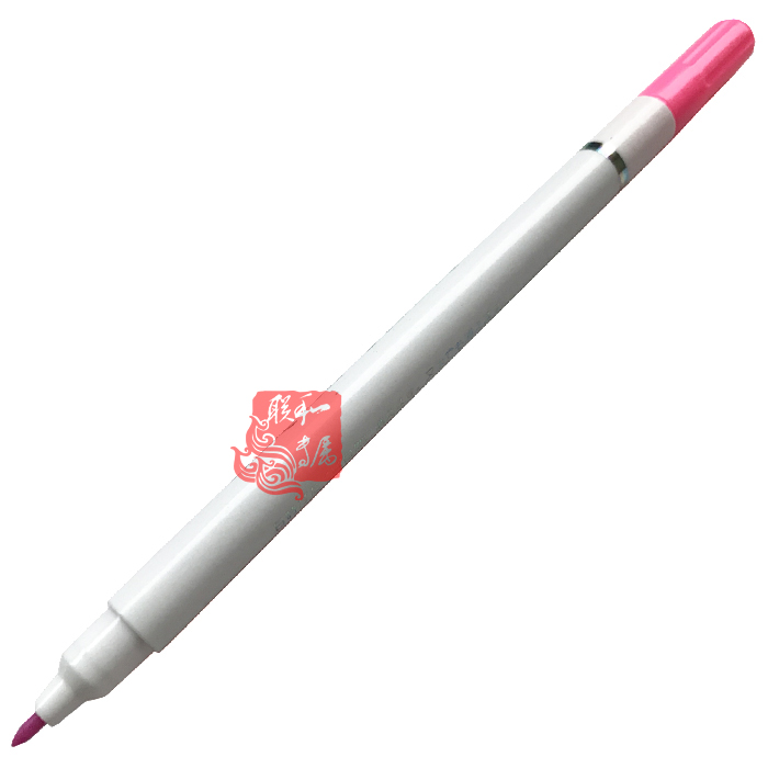 日本ADGER单头红色水溶笔十字绣水解笔气消笔服装布料定位点位笔