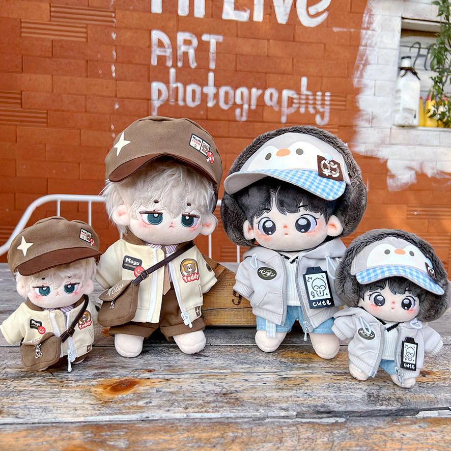 娃衣20cm 10cm 15cm蘑菇熊和学院企鹅原创新款棉花娃娃衣服现货,模玩/动漫/周边/娃圈三坑/桌游,棉花娃娃/毛绒玩具娃衣,淘宝优惠券,粉丝福利购,淘宝优惠卷