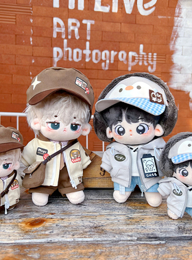 娃衣20cm 10cm 15cm蘑菇熊和学院企鹅原创新款棉花娃娃衣服现货