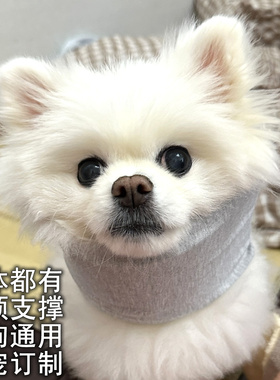 宠物护颈狗脖圈防舔头套术后透气狗狗脖子受伤夹板固定伊丽莎白圈