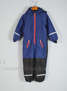 出口英国男童女童连体滑雪服