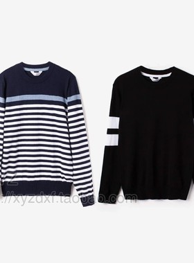 N012  出口俄罗斯 高品质男童2025秋冬装 纯棉薄款圆领毛衣