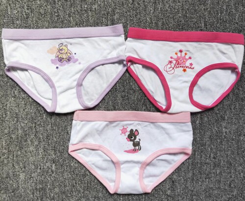 N022  2026夏季瑕疵笔备女童女大童纯棉有弹性三角内裤