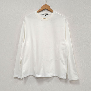 宽松款 成人长袖 精品男装 男士 纯棉T恤 春秋装 N188G