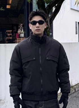 ZPAG冬季解构立领羽绒服新国标50白鸭绒防风保暖外套