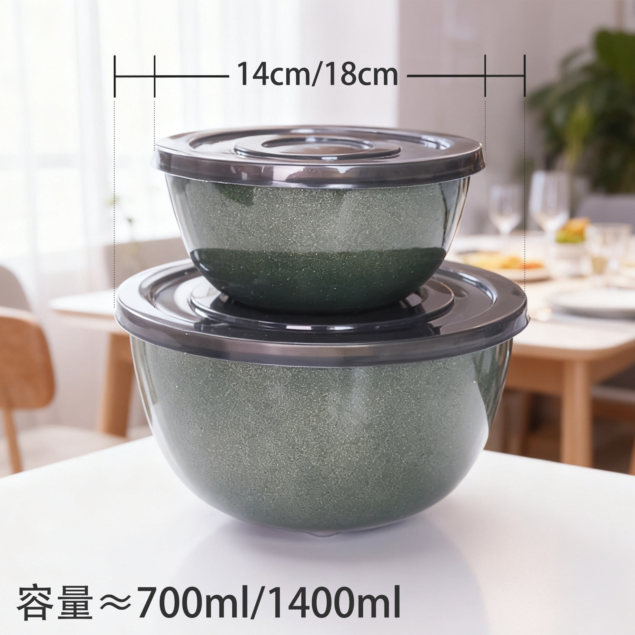 岛国单，珐琅炫彩加厚多功能碗保鲜碗饭盒冰碗小汤锅可明火电磁炉
