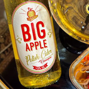 好喝不贵波兰Cider 芹芹酒铺 波兰原瓶进口大苹果肉桂西打起泡酒