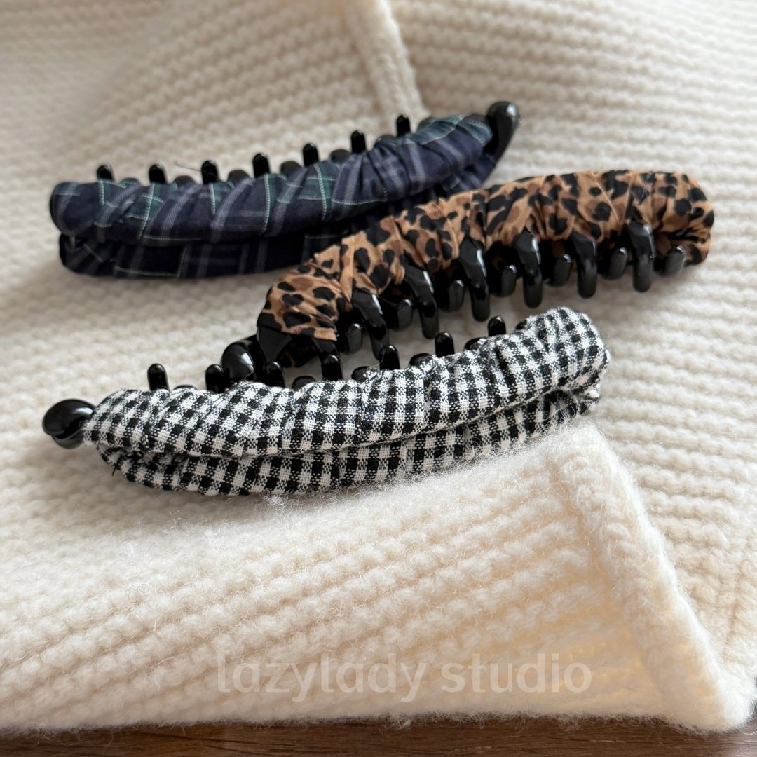 棉麻布艺香蕉夹 盘发夹子扭扭夹低马尾半扎发横夹竖夹发夹女,饰品/流行首饰/时尚饰品新,发饰,淘宝优惠券,粉丝福利购,淘宝优惠卷