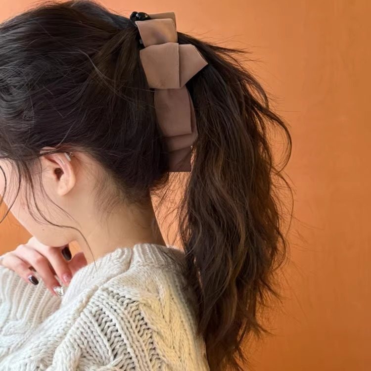 复古洋气显气质的多层错落蝴蝶结香蕉夹竖夹盘发夹子扭扭夹马尾夹,饰品/流行首饰/时尚饰品新,发饰,淘宝优惠券,粉丝福利购,淘宝优惠卷