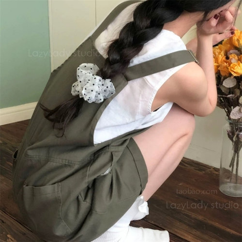 波点大肠发圈欧根纱温柔