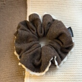 秋冬软糯裙摆边头花 4色 羊绒材质 高货精致小众百搭肠圈发饰女