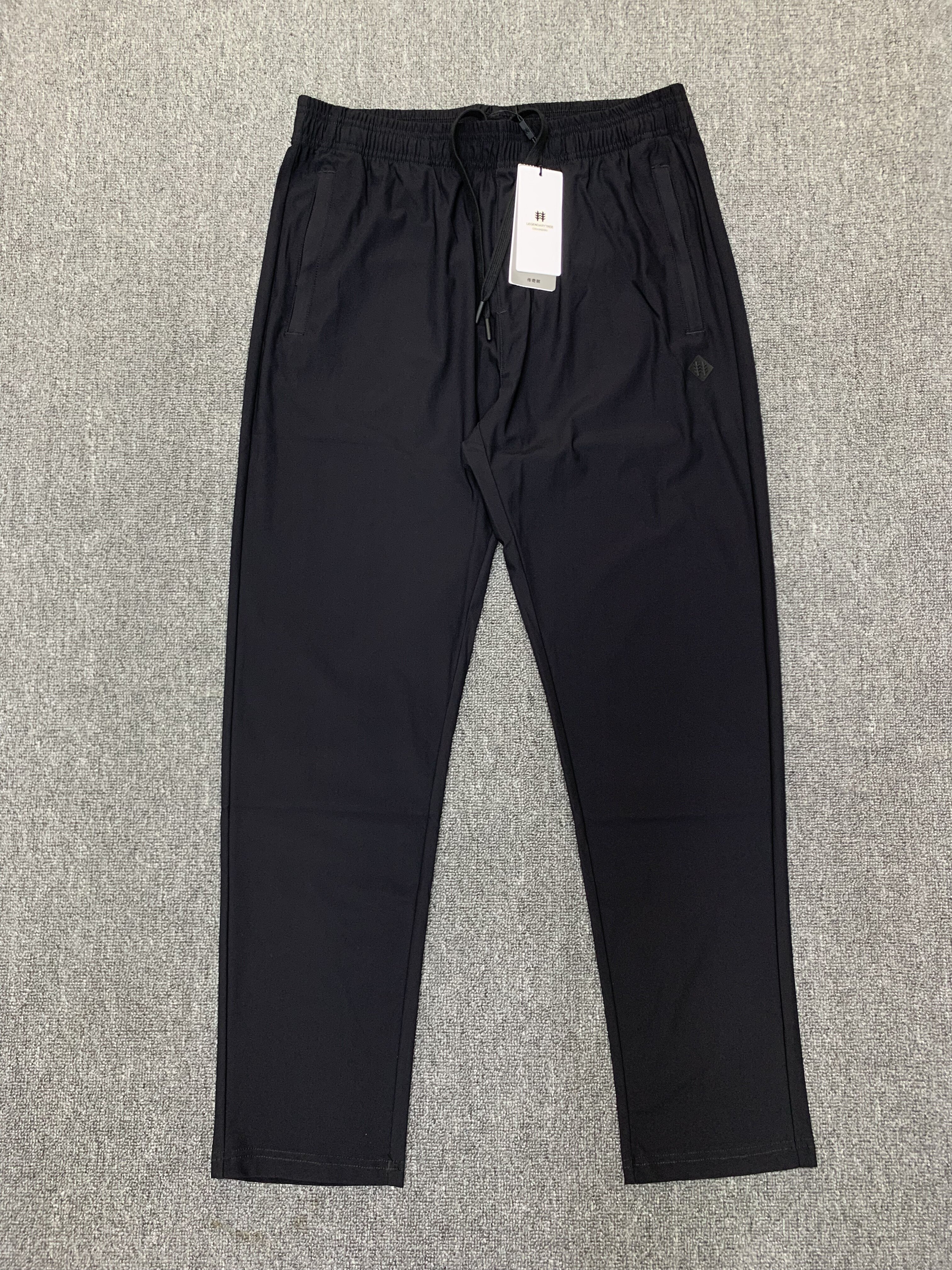 传奇树夏季新款速干冰感裤平口运动休闲男裤长裤