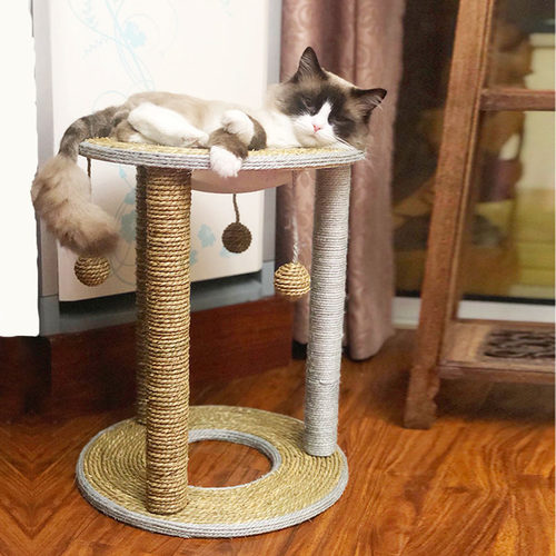 猫爬架包邮优质剑麻猫抓架抓柱抓板小猫跳台猫窝猫玩具剑麻猫爬架 - 封面