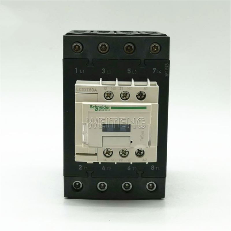 13年老店 施耐德 LC1DT80A 常开触点四极4P交流接触器 220V 原装