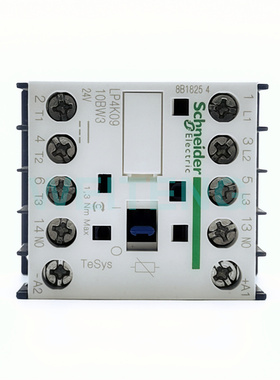 施耐德LP4K0910BW3电梯小型静音低功耗直流24VDC接触器20A三相4KW