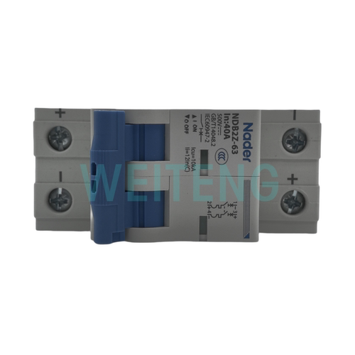 NADER上海良信 NDB2Z-63 C40A 2P 直流空气开关DC500V断路器 原装