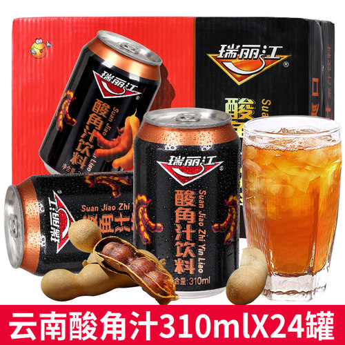 瑞丽江整箱酸角汁饮料310ml*24罐