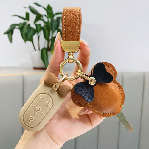 雅迪电动车钥匙保护套冠能e8/q6/m6/m3/m2s/dm6/t5遥控器卡通风扣