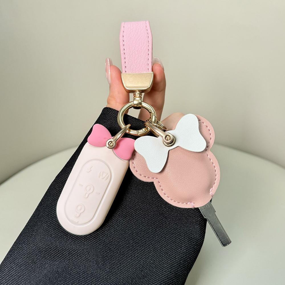 专用雅迪cl6s电动车钥匙保护套元气m16冠能q50/m85可爱遥控器包扣