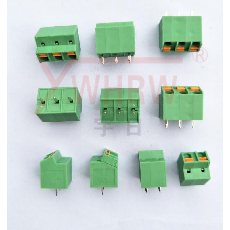 免螺丝按压式 KF250NH-3.5mm3.81mm5.0mm5.08mm弹簧式PCB接线端子