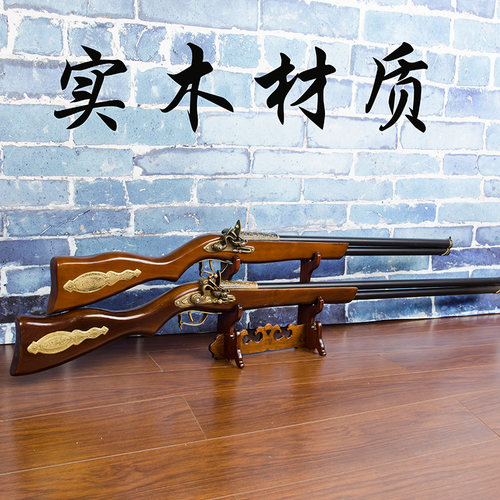 复古实木模型桌面装饰品工艺品